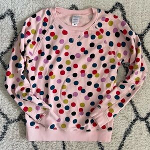Hanna Andersson Girls’ Polka Sot Sweatshirt NWOT (150/11-12y)